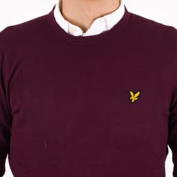 Cotton Merino Crew Neck Jumper - 6