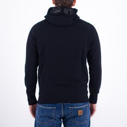 Diagonal Raised Fleece Goggle Hoodie - 6