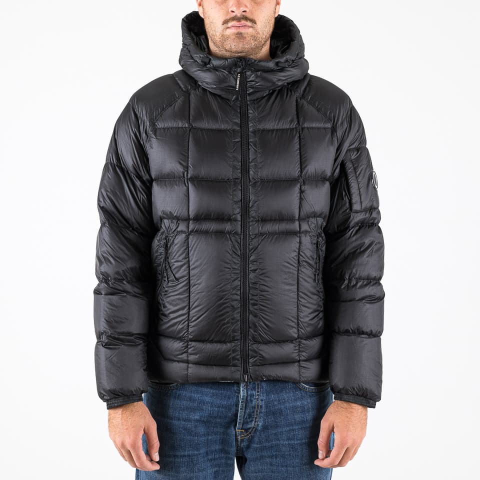D.D. Shell Hooded Medium Down Jacket - 1