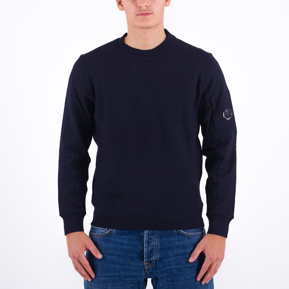 Diagonal Raised Fleece Lens Sweatshirt - 1