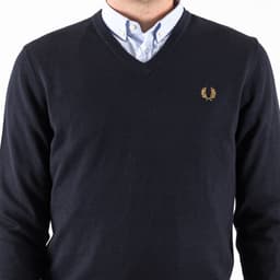 Classic V Neck Jumper - 5