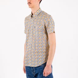 Block Botanical Print Shirt - 2