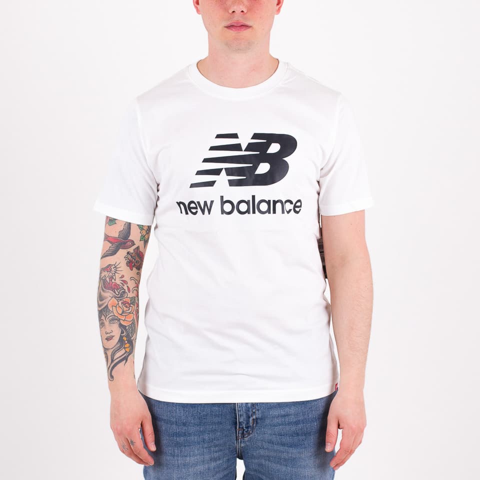 Essentials Stacked Logo Tee - 1