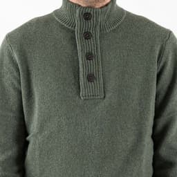 Patch Half Zip Sweater - 6