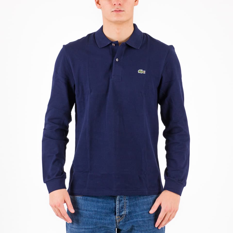 Classic Fit  Long Sleeve Polo Shirt - 1