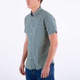 Short Sleeve Gingham Shirt - 2