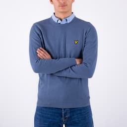 Cotton Merino Crew Neck Jumper - 3