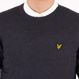 Cotton Merino Crew Neck Jumper - 6