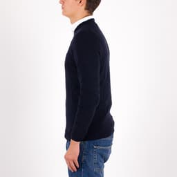 Cotton Merino Crew Neck Jumper - 4