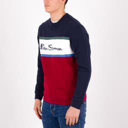 Colour Block Logo Sweatshirt - 2