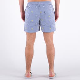 Palm Stripe Swim Short - 4