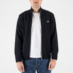 Carded Wool Zipped Sweater - 7