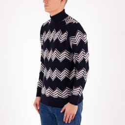 Pattern Roll Neck - 2