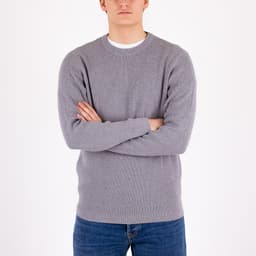 Textured Crew Neck Jumper - 3