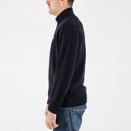 Carded Wool Zipped Sweater - 4