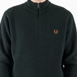 Textured Half Zip Jumper Sweater - 6