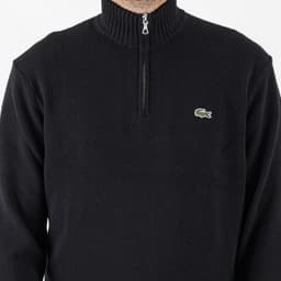 1/4 Zip Sweater in Brushed Wool - 6