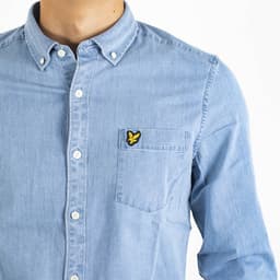 Slim Fit Denim Shirt - 5