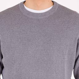 Textured Crew Neck Jumper - 7