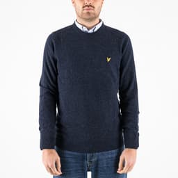 Lambswool Blend Crew Neck Jumper - 1