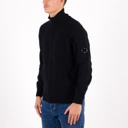 Roll Neck Cardigan Zipped Sweater - 2