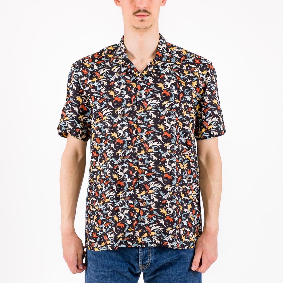 Block Botanical Print Shirt - 1
