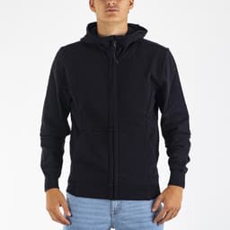 Diagonal Fleece Goggle Full Zip Hoodie - 1