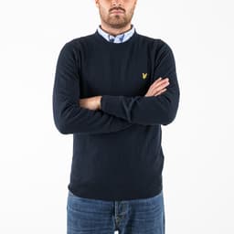 Cotton Merino Crew Neck Jumper - 2