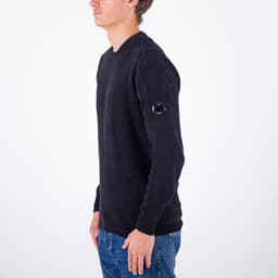 Chenille Cotton Crew Neck Knit - 2