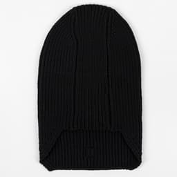 Oden Rib Knit Balaclava Black - 2