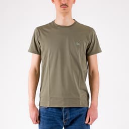 Crew Neck Pima Cotton Jersey T-Shirt - 1