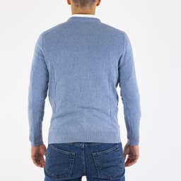 Cotton Merino Crew Neck Jumper - 5