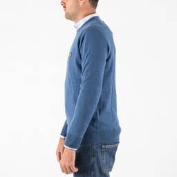 Cotton Merino Crew Neck Jumper - 4
