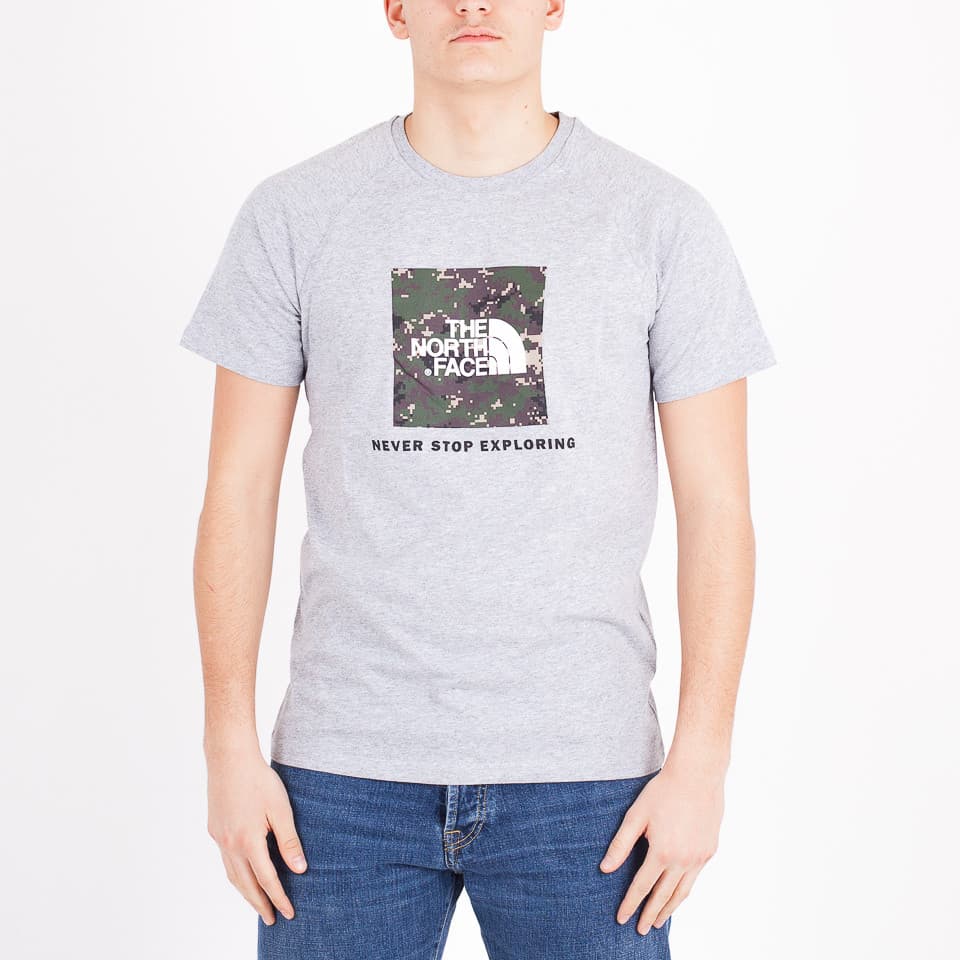 Raglan Red Box Tee - 1