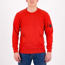 Contrast Panel Crew Neck Sweatshirt - 1