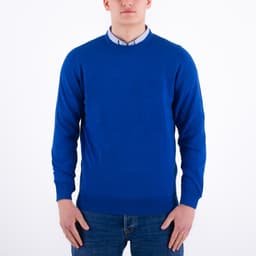 Light Cotton Crew Sweater - 1