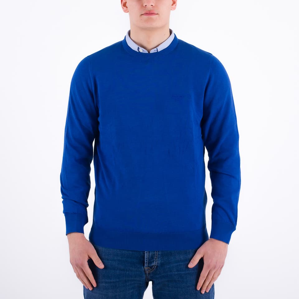 Light Cotton Crew Sweater - 1