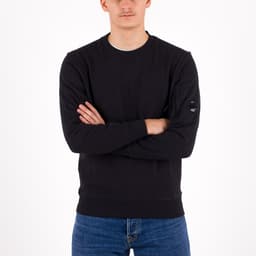 Diagonal Raised Fleece Lens Crew Sweat - 3