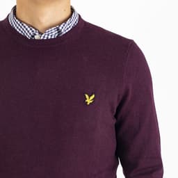 Cotton Merino Crew Neck Jumper - 6