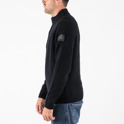 Castillos Knitted Wool Quarter Neck Sweater - 4