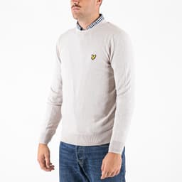 Cotton Merino Crew Neck Jumper - 3