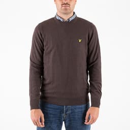 Cotton Merino Crew Neck Jumper - 1