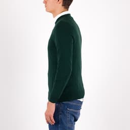 Cotton Merino Crew Neck Jumper - 4