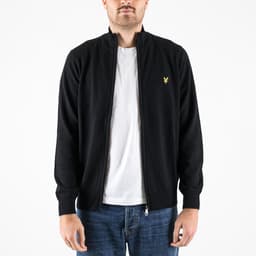 Lambswool Blend Zip Through Cardigan - 7