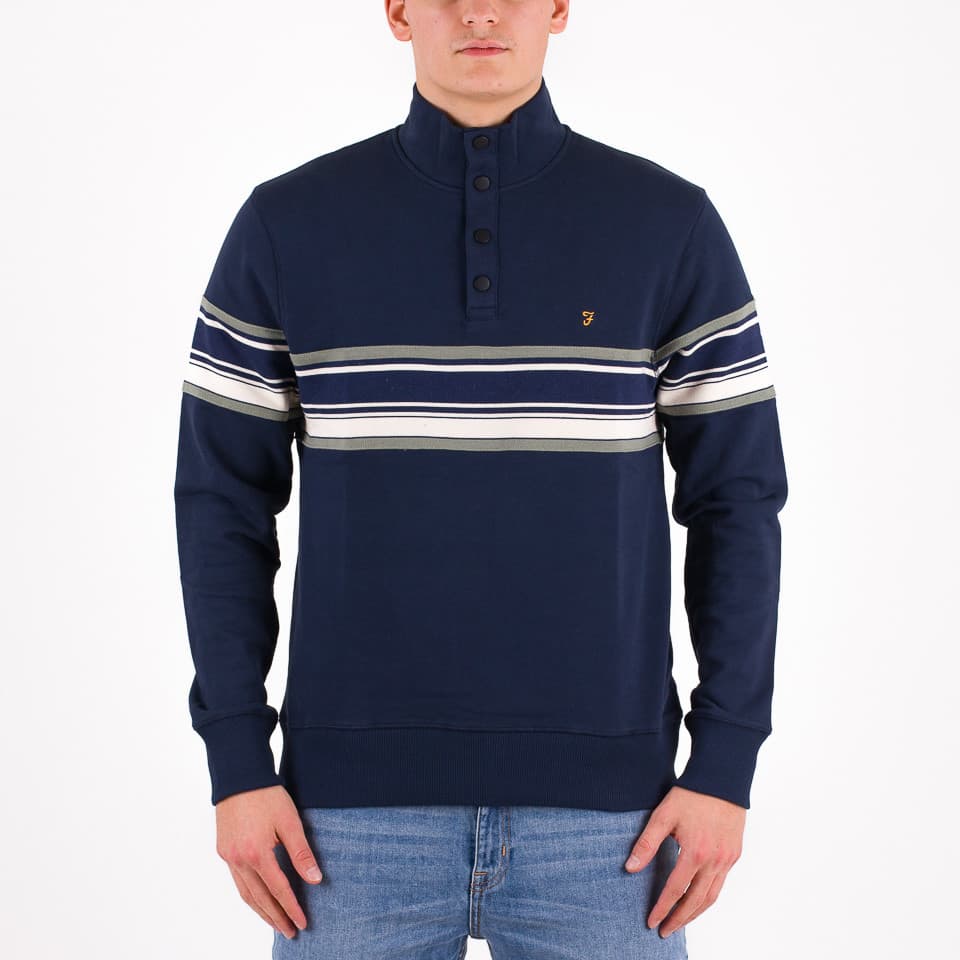 Hales Cotton Funnel Neck Sweatshirt - 1