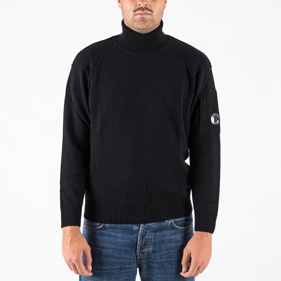 Lambswool GRS Turtleneck Sweater - C.P. Company - Jumpers & Sweaters