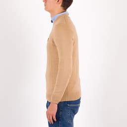 Cotton Merino Crew Neck Jumper - 4