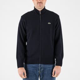 Carded Wool Zipped Sweater - 1