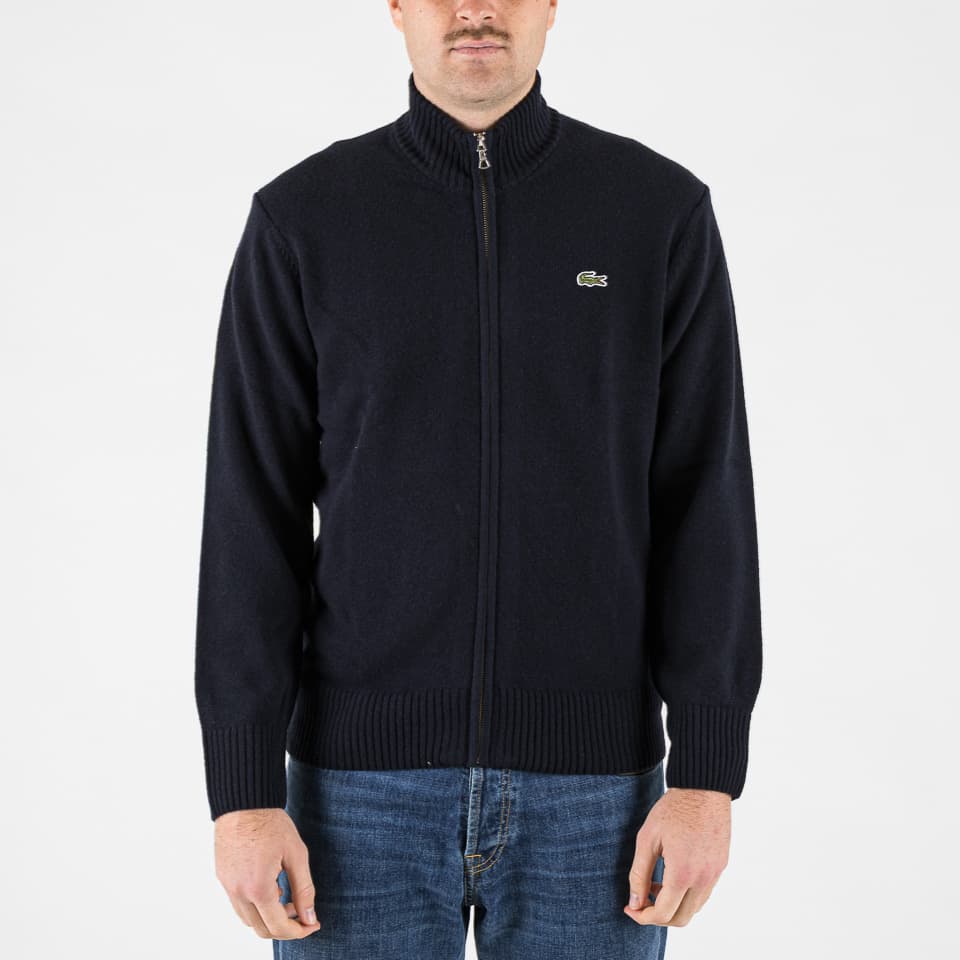 Carded Wool Zipped Sweater - 1