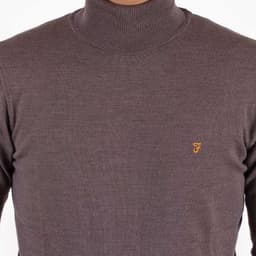 Gosforth Merino Roll Neck Sweater - 6